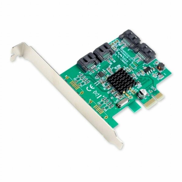 Skilledpower PCIe x1 Interface Version 1.0  4-Port Internal SATA 6Gbps Controller Card  Non-Raid SK945235